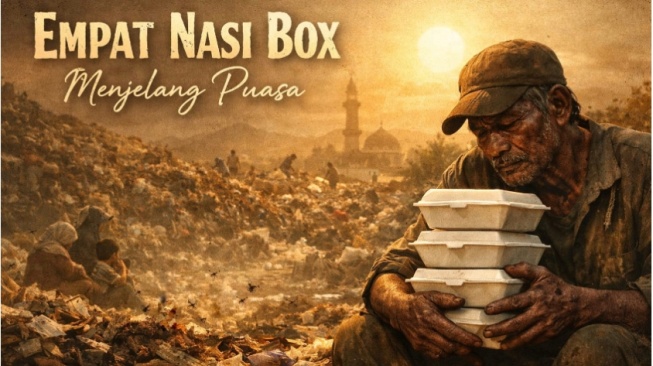 Empat Nasi Box Menjelang Puasa
