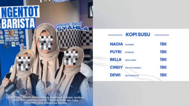Viral Kedai Kopi Pakai Nama Wanita untuk Menu Hingga Singkatan Kontroversial, Klarifikasinya Dihujat