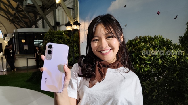 Peluncuran vivo V70 FE di Jakarta, Senin (9/3/2026). [Suara.com/Dythia]