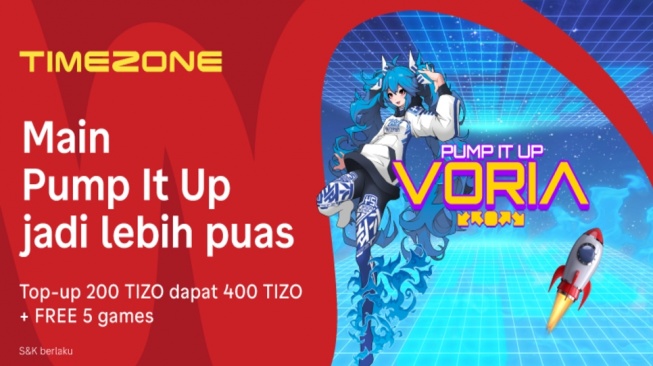 Serunya Pump It Up Zone di Timezone, Top-Up di Traveloka Bisa Hemat hingga Rp800 Ribu