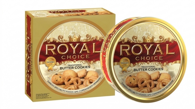 Royal Choice Butter Cookies Kaleng 480 gr