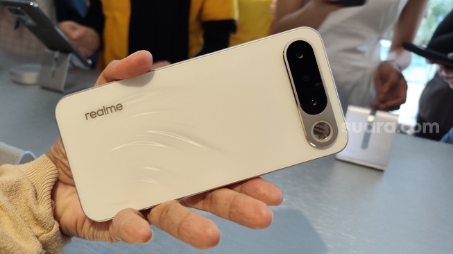 Peluncuran realme 16 5G di Jakarta, Selasa (10/3/2026). [Suara.com/Dythia]