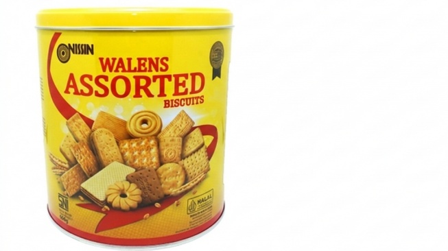 Nissin Walens Biskuit Kaleng Assorted 600 gr