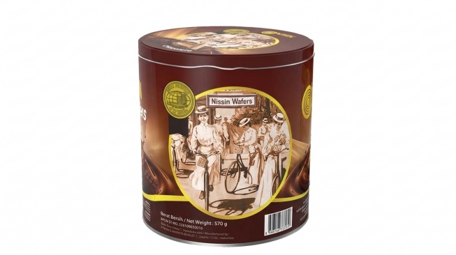 Nissin Wafers Cokelat Kaleng 570 gr
