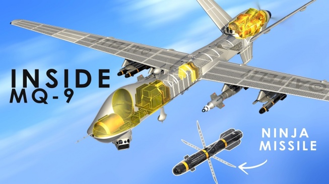 Begini Cara Kerja Drone MQ-9 Reaper AS yang Ditembak Jatuh Militer Iran
