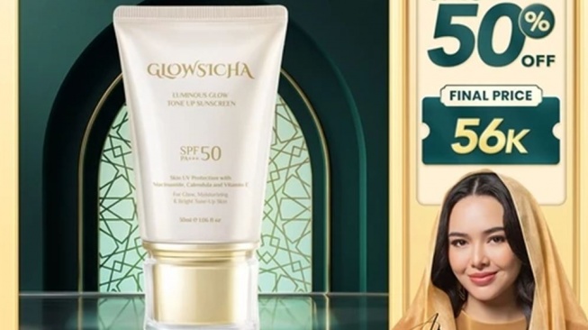 Sunscreen tone up. (Shopee)