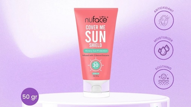 Sunscreen tone up. (Shopee)