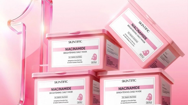 Skintific Niacinamide Brightening Daily Mask (Shopee/SKINTIFIC Official Store)