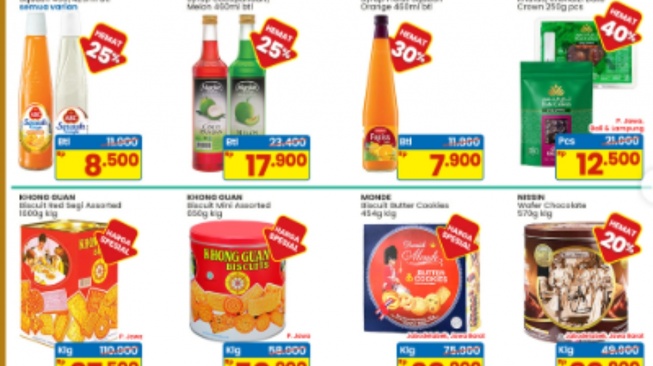 Promo Indomaret 12-18 Maret: Sirup Mulai Rp7 Ribuan, Biskuit Kaleng Rp15 Ribuan Jelang Lebaran