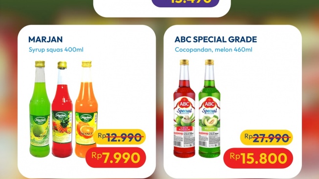 Promo Hypermart Lebaran 2026, Sirup Marjan hingga Freiss Diskon Besar hingga Rp8 Ribuan