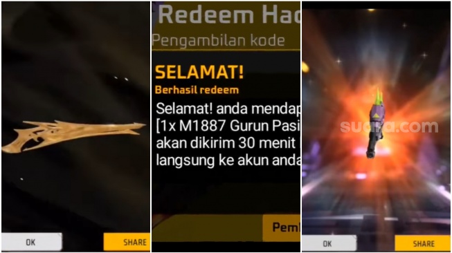 37 Kode Redeem FF Max Terbaru 12 Maret: Peluang Raih SG Gurun, Trogon, dan Skin Evo