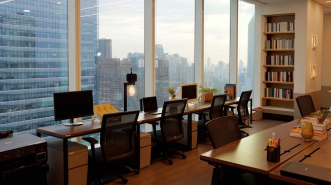 Ilustrasi sewa kantor di Jakarta. [Sumber: GoWork]