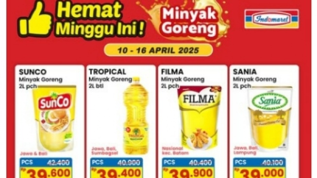 Promo Minyak Goreng di Alfamart Diskon Gede-gedean, Cek Daftar Lengkap Merek Favorit