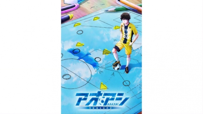 Aoashi Season 2 Tayang 4 Oktober, Visual dan PV Arc Tim A Terungkap