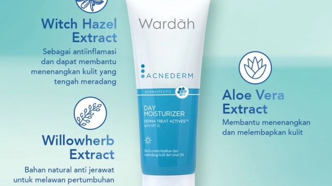 Wardah Acnederm Day Moisturizer SPF 15 (Shopee)