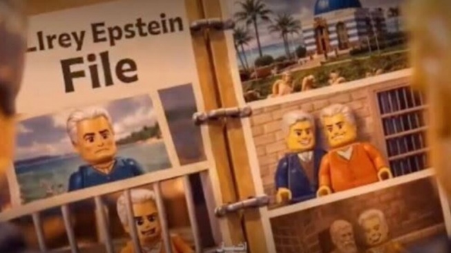 Iran Rilis Video AI Serang AS-Israel: Trump Jadi LEGO, Epstein File Pemicu Perang