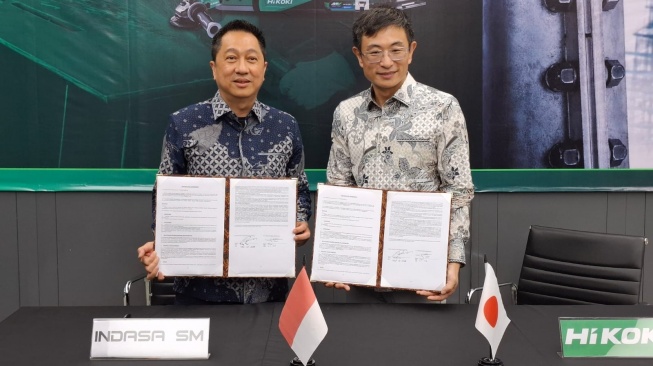 Power Tools HiKOKI Rambah Pasar Indonesia untuk Kebutuhan Bengkel. (Foto: SUARA.COM/Manuel Jeghesta)