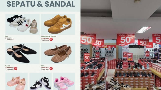 Promo Sepatu di Ramayana, Diskon Gila-gilaan Jelang Lebaran Spesial Potongan 50 Persen