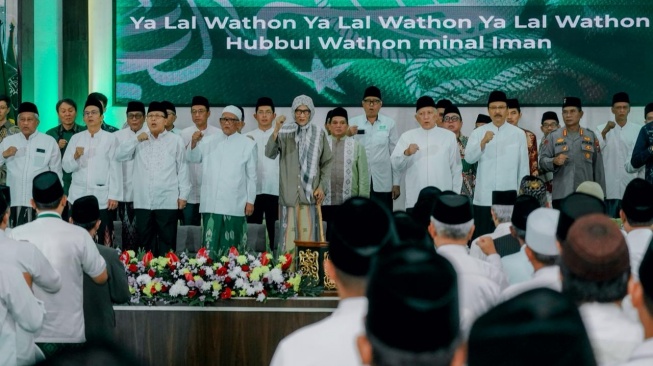 Suasana Buka Bersama Ramadan 1447 Hijriah di Aula KH Hasyim Asy’ari Kantor PBNU Jatim di Surabaya, Minggu, 15 Maret 2026 (Dok: PBNU)