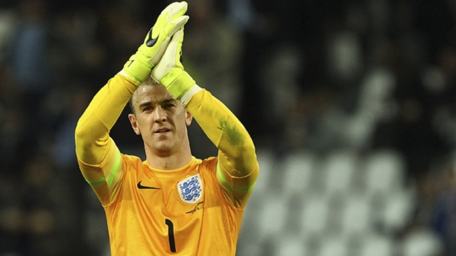 Joe Hart ketika masih memperkuat Timnas Inggris. (Dok. The FA)
