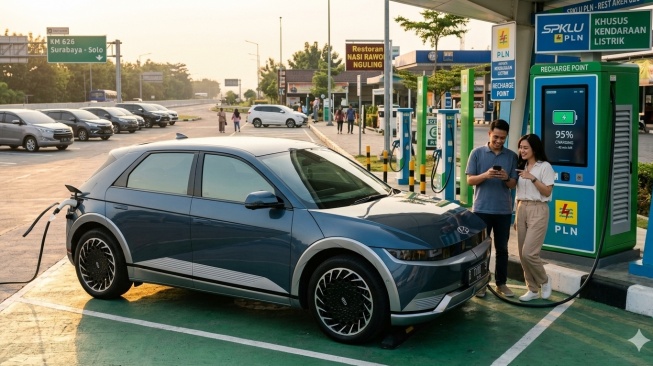 Daftar Lengkap SPKLU di Tol Trans Jawa Timur 2026, dari Ngawi sampai Probolinggo