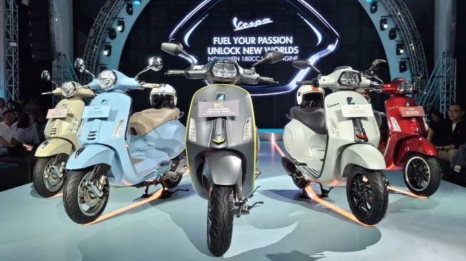 Vespa Primavera dan Sprint Kini Gendong Mesin 180 cc, Harga Tidak Berubah
