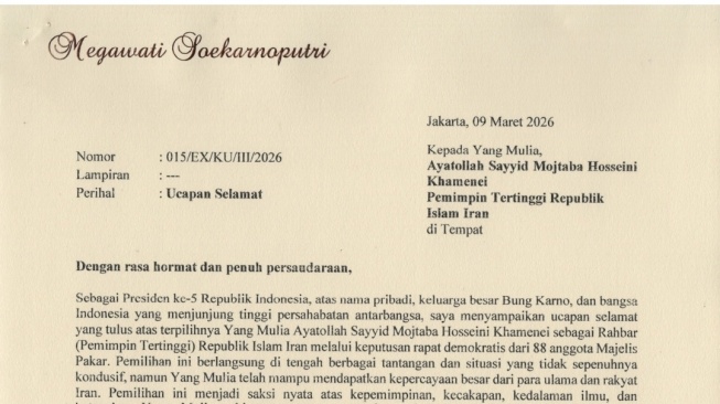 Diplomasi Kilat Megawati: Jadi yang Pertama Ucapkan Selamat ke Pemimpin Baru Iran