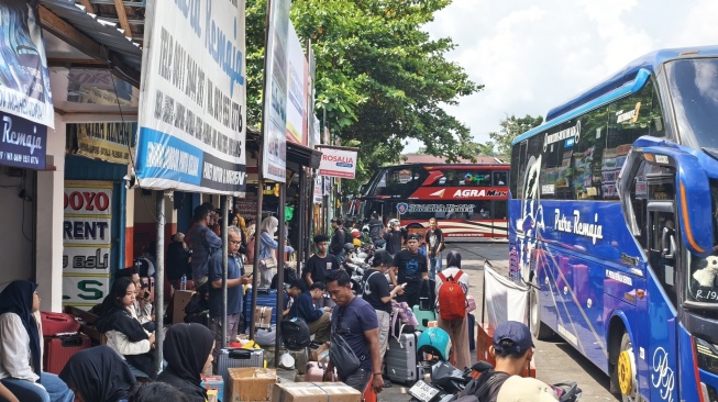 Penumpang Terminal Jombor Naik 10 Persen Jelang Lebaran, Tiket Bus Sumatera Ludes