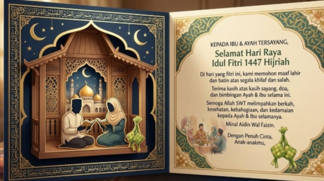 25 Ucapan Idul Fitri 2026 Paling Menyentuh Hati untuk Orang Tua dan Mertua