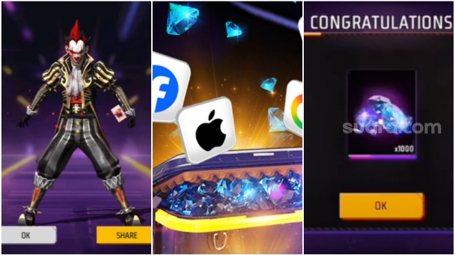51 Kode Redeem FF Max Terbaru Aktif 17 Maret 2026: Hujan Diamond dan Bundel Clown Gratis