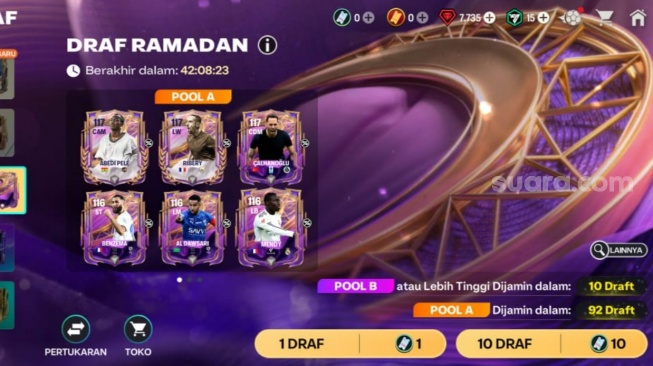 33 Kode Redeem FC Mobile 17 Maret 2026: Event Ramadan Beri Kartu Bintang OVR 117 Cuma-Cuma
