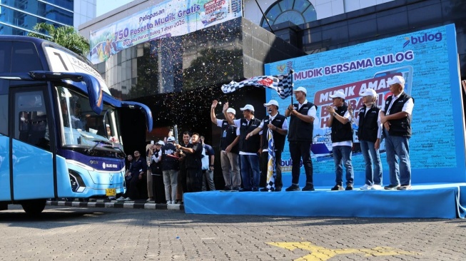 Bulog Gelar Mudik Gratis 2026, Berangkatkan 750 Pemudik ke 15 Kota