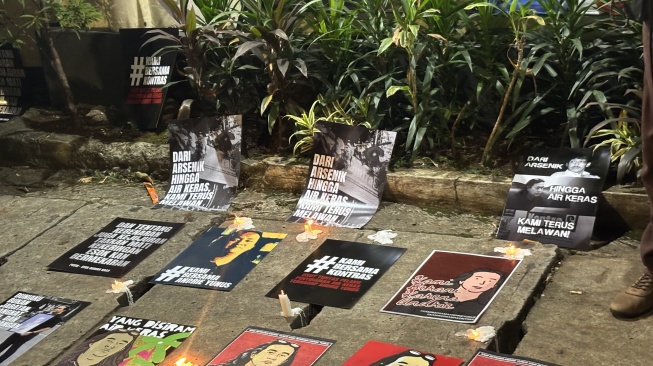 Gelar Doa Bersama, Fatia Maulidiyanti Tuntut Negara Agar Kasus Andrie Yunus Mendapat Jalan Terang