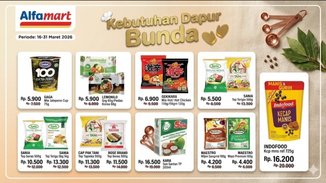 Promo Bahan Baku Bikin Opor dan Nastar di Alfamart Persiapan Lebaran 2026