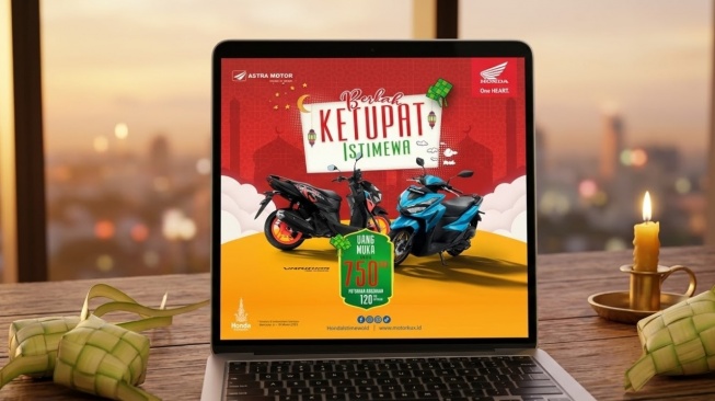 Promo Berkah Ketupat Istimewa Honda Persiapan Lebaran 2026, Cukup Mahar Rp500 Ribu Bawa Scoopy (Dok. Asmo)
