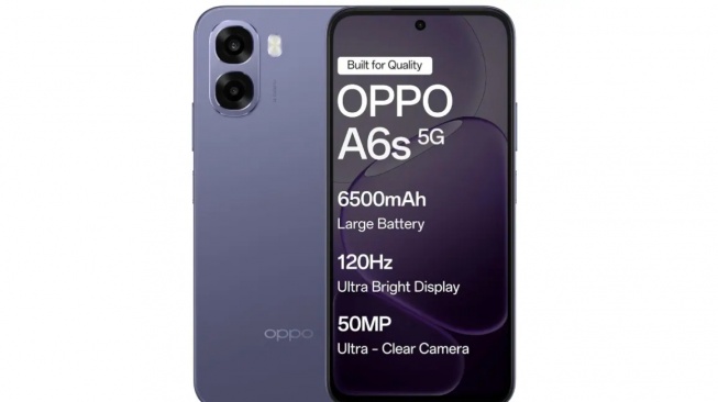 HP Murah Anyar, Oppo A6s 5G Usung Baterai Jumbo 6.500 mAh