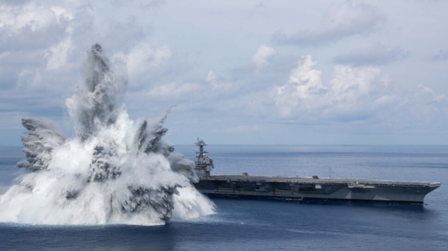 Diserang Rudal Iran? Kapal Induk USS Gerald Ford Kabur dari Medan Tempur, 200 Pelaut Jadi Korban