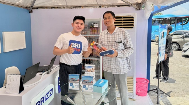 Pelayanan  Posko Mudik BRImo 2026 di Rest Area KM 429 ruas Tol Semarang&ndash;Solo. [Istimewa]