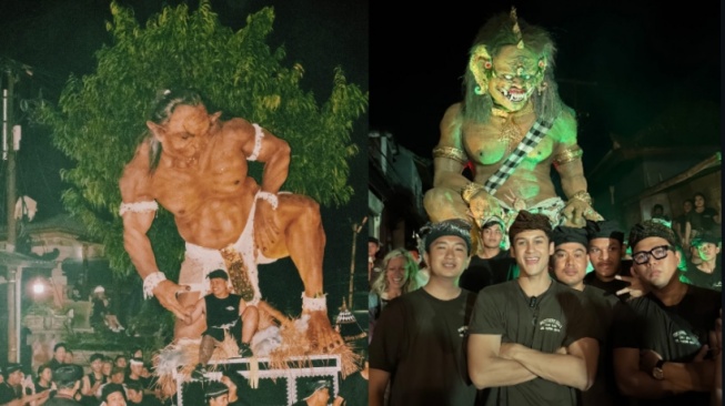 Deretan Artis Ikut Meriahkan Malam Perayaan Nyepi, Lihat Pawai Ogoh-Ogoh