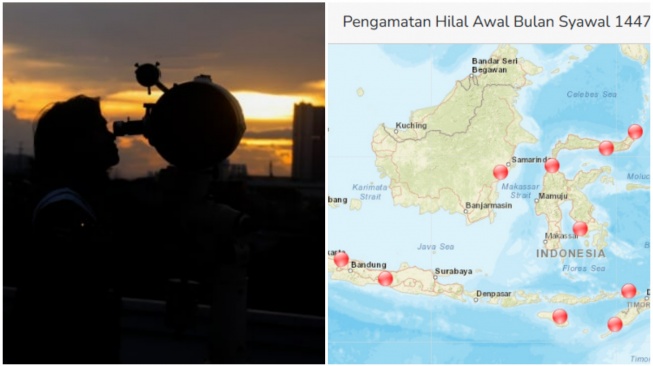 Link Live Melihat Hilal Sendiri Secara Online dari BMKG, Lengkap Titik Lokasi dan Penjelasannya