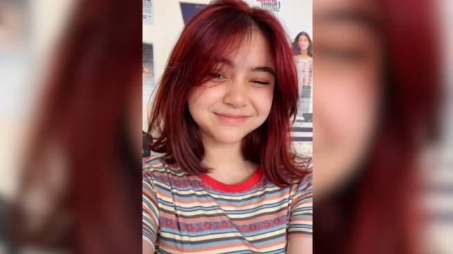 Sienna Putri Marshanda dan Ben Kasyafani Copot Jilbab, Rambut Dicat Merah
