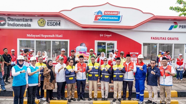 Pastikan Stok BBM Aman Selama Mudik, Wakil Menteri ESDM Kunjungi Rest Area 379 A Batang-Semarang