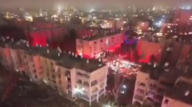 Serangan rudal Iran menghantam kota Dimona dan Arad di selatan Israel pada Sabtu (21/3/2026), melukai lebih dari 100 orang dan memicu eskalasi baru dalam perang Iran melawan Amerika Serikat dan Israel. [Tangkap layar X]