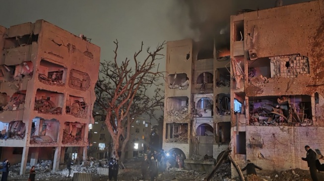 Pertahanan Israel Jebol? Rudal Iran Lolos, Potret Kota Dimona dan Arad Porak-poranda