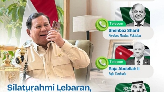 Lebaran, Prabowo Silaturahmi via Telepon dengan Erdogan hingga Mohammed bin Salman