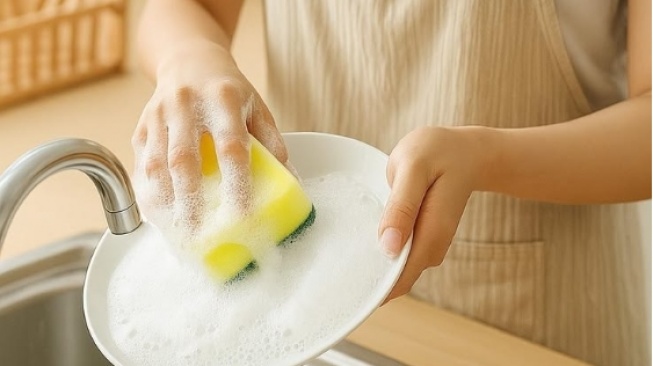 Tak Banyak yang Tahu! Diam-diam Spons Cuci Piring Melepaskan Mikroplastik: Adakah Solusinya?