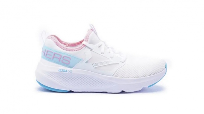 Skechers GOrun Elevate - Quick Stride Women's Running Shoes - WHITE/PINK