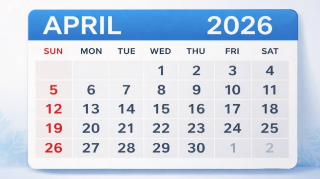 Daftar Tanggal Merah April 2026: Cek Jadwal Libur Nasional dan Long Weekend
