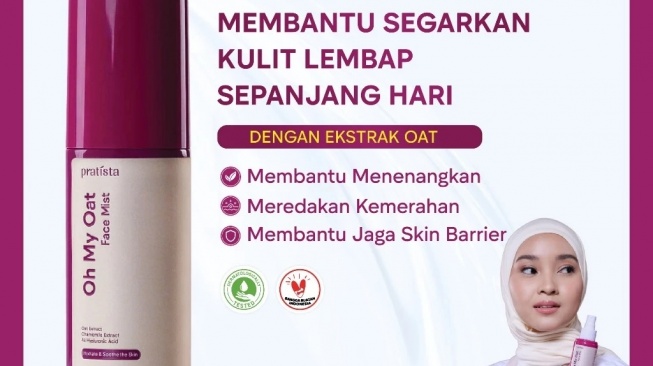 Pratista Oh My Oat Face Mist (Shopee/Pratista Official Shop)