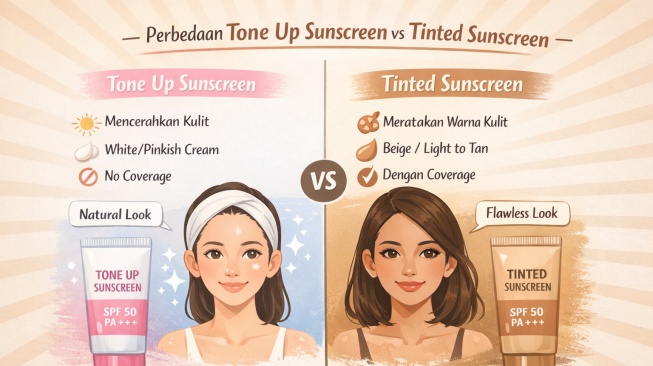 Apa Bedanya Tone Up Sunscreen dan Tinted Sunscreen? Ini 5 Rekomendasinya